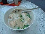 ワンタン麺、潮発粥麺